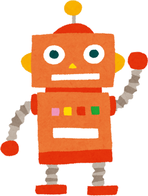 Colorful Robot Toy Illustration